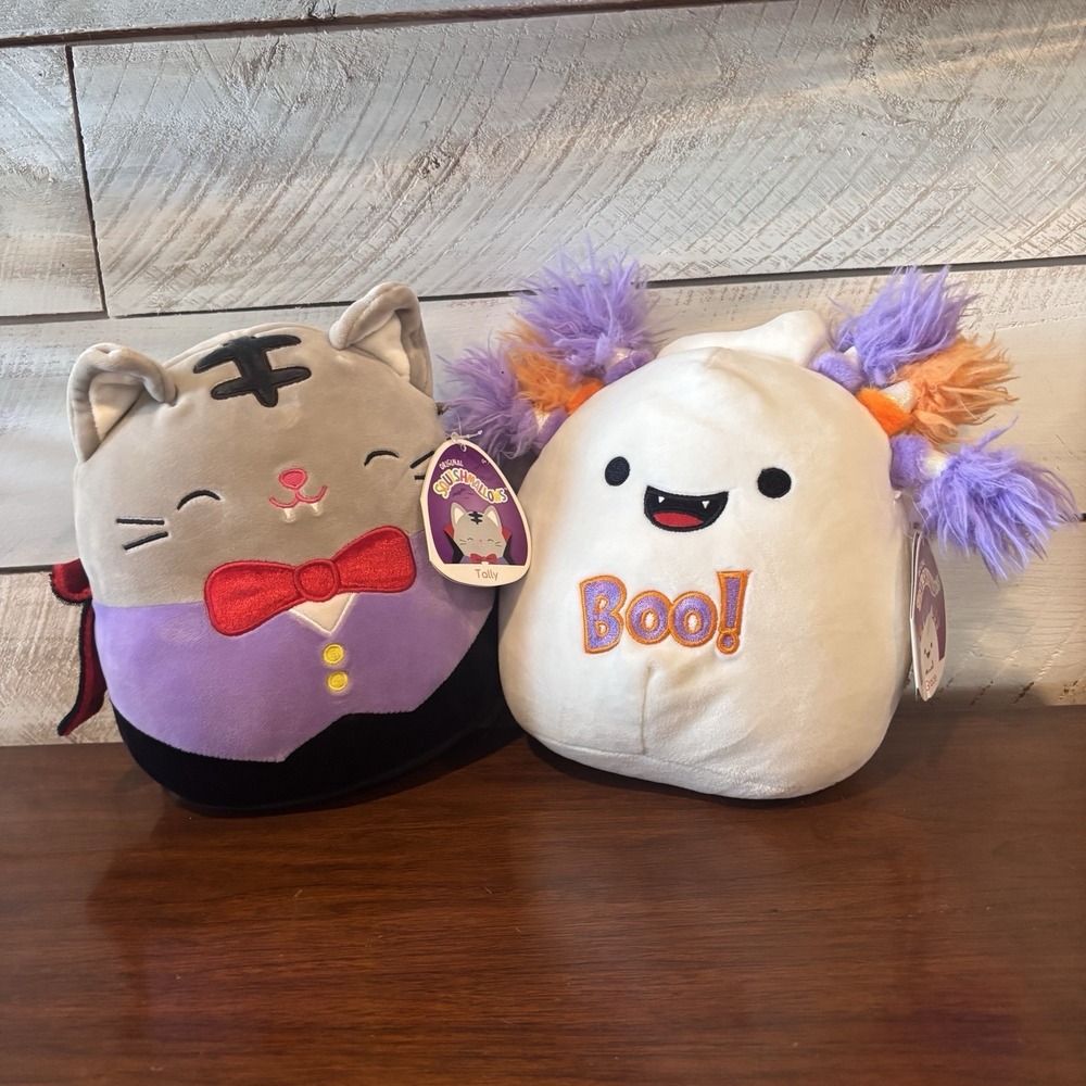 Squishmallows Tally‎ And Grace Halloween Lot 2 New With Tags NWT